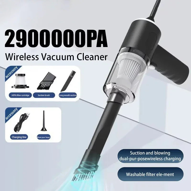 Portable Wireless Vacuum Cleaner USB