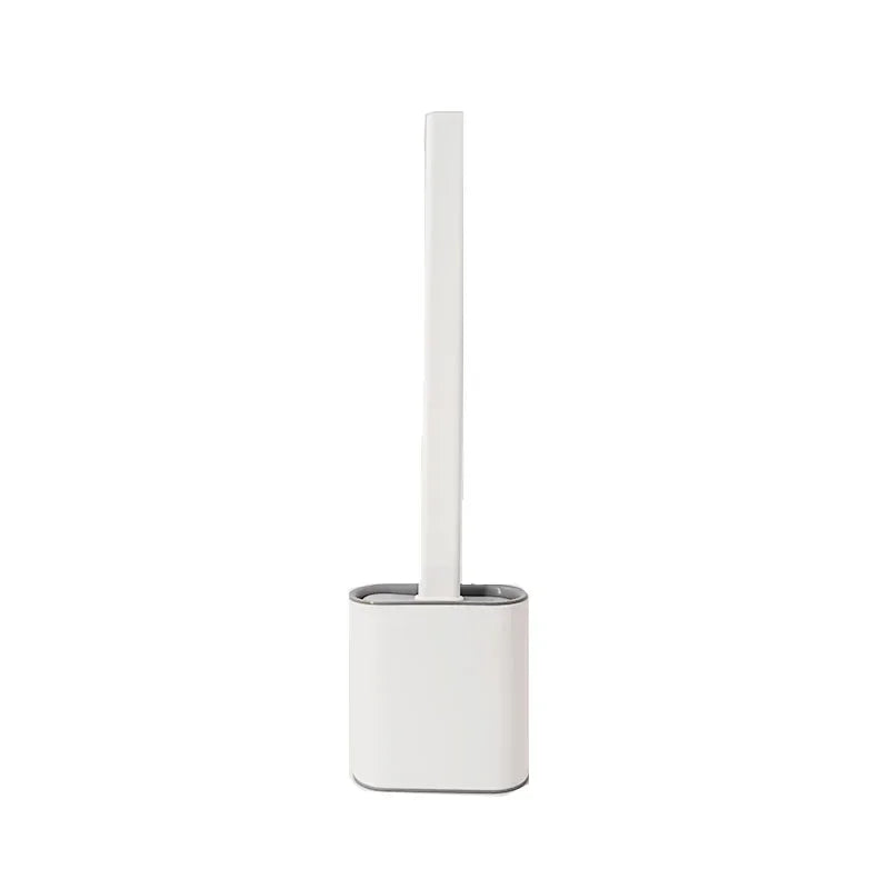 Silicone Toilet Brush with Quick-Dry Holder