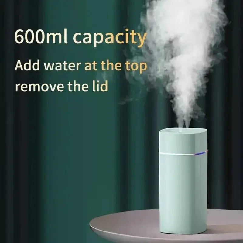 600ML Dual Spray Silent Humidifier