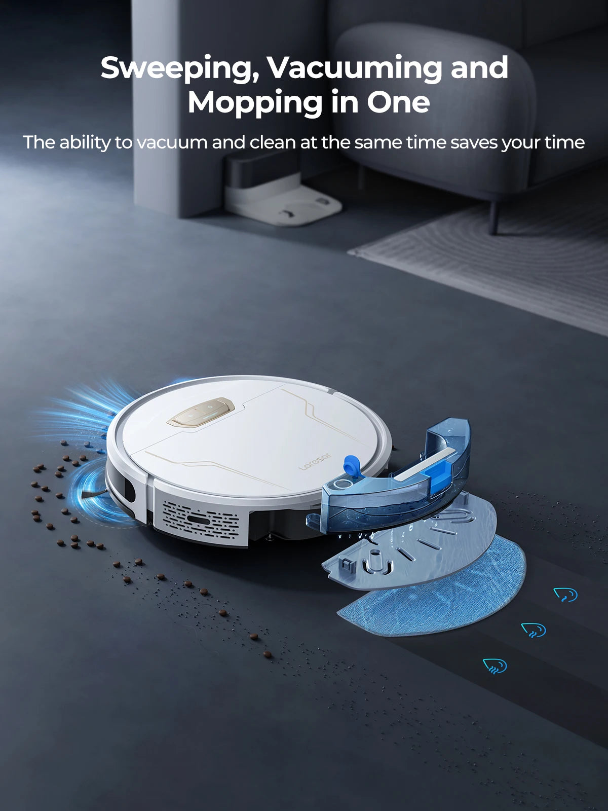 Laresar 3S Robot Vacuum & Mop 5000Pa