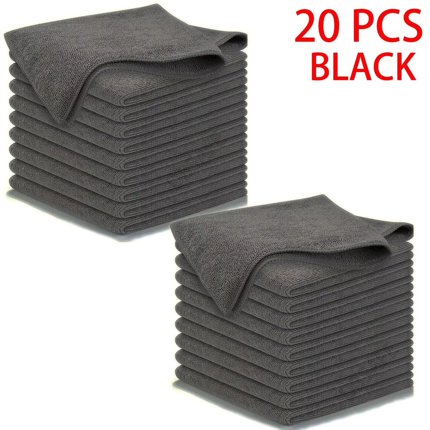 Microfiber Towel Set – 5/10/20pcs