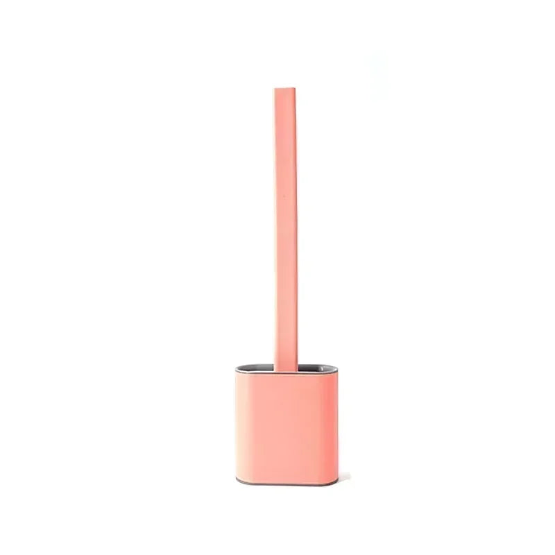 Silicone Toilet Brush with Quick-Dry Holder