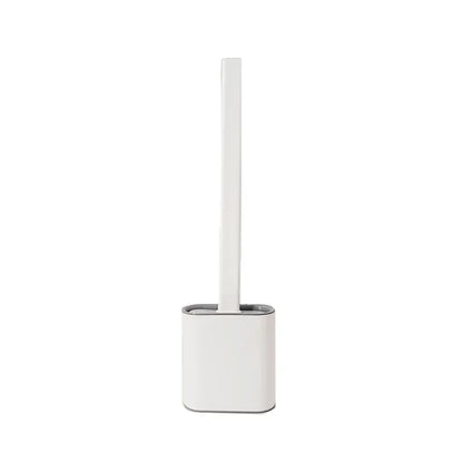 Silicone Toilet Brush with Quick-Dry Holder