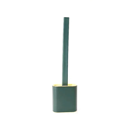 Silicone Toilet Brush with Quick-Dry Holder